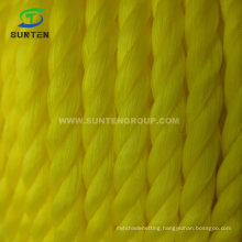 Yellow Virgin PE/HDPE/Nylon/Polyethylene/Fiber/Plastic/Fishing/Marine/Mooring/Packing/Twist/Twisted Cord